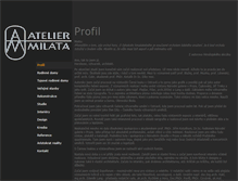 Tablet Screenshot of milataarchitekt.cz